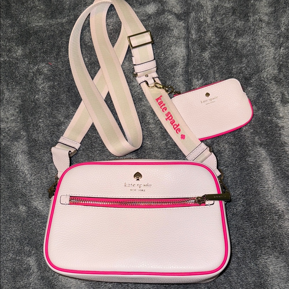 Kate Spade light Pink and hot pink Crossbody Bag